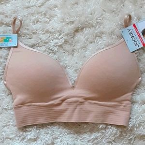 Wireless nude bra